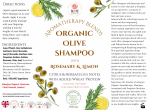 Olive Shampoo - Rosemary &amp; Lemon (single)